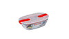 Rectangular glass dish with steam valve lid - Cook & Heat