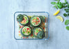 Zero Plastic - Set of 3 storage rectangular glass dish with glass lid