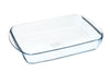 Rectangular glass family oven dish with lid for 6/8 people - Cook&Store