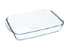 Rectangular glass family oven dish with lid 6/8 pers - Cook & Store