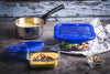 Square glass dish with waterproof lid - Cook & Go