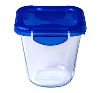 Cook & Go Glass pasta box with lid - 0,8L - 12x12x12 cm