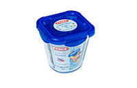 Cook & Go Glass pasta box with lid - 0,8L - 12x12x12 cm