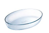 Oval glass oven dish