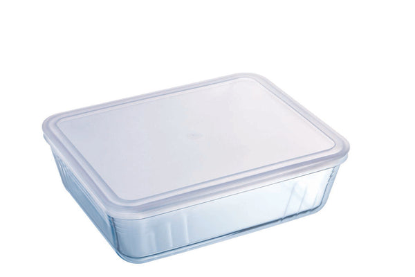 Cook & Freeze Glass Rectangular Dish with plastic lid