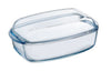 SlowCook Range - Glass oval oven dish with lid 4.4 + 2.3L
