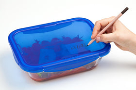 Set of 3 rectangular glass lunchbox containers with airtight and leakproof lid - (0.8 L, 1.7 L and 3,30 L) - BPA free