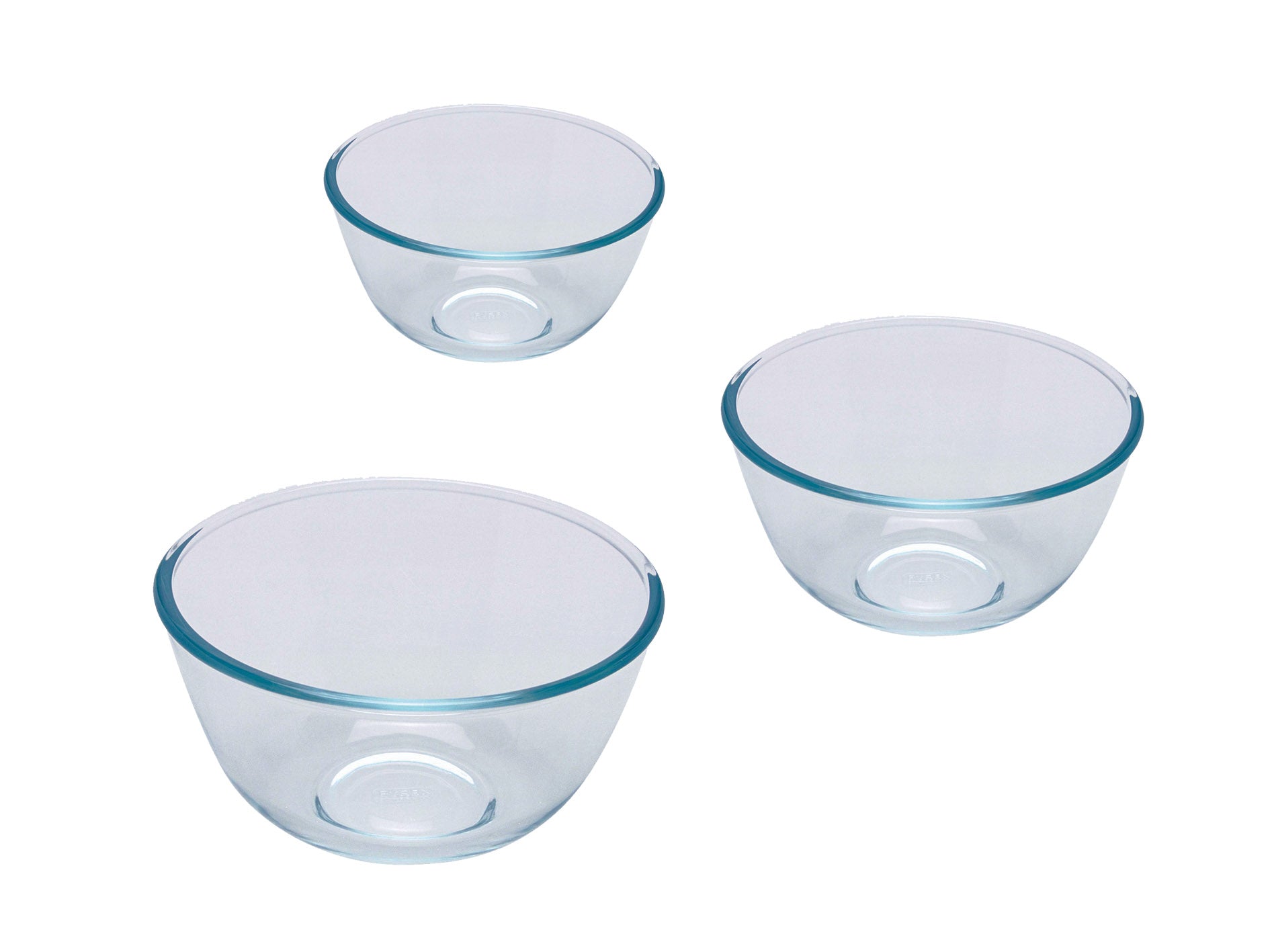 Glass mixing bowl