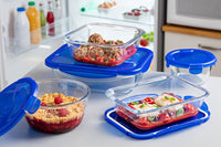 Set of 3 rectangular Cook & Go lids