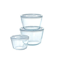 Set of 3 different round plastic lids Cook & Freeze
