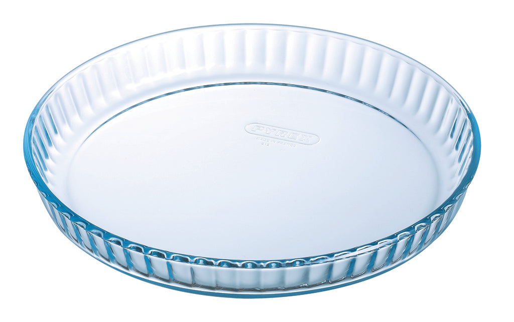 Glass round tart tin