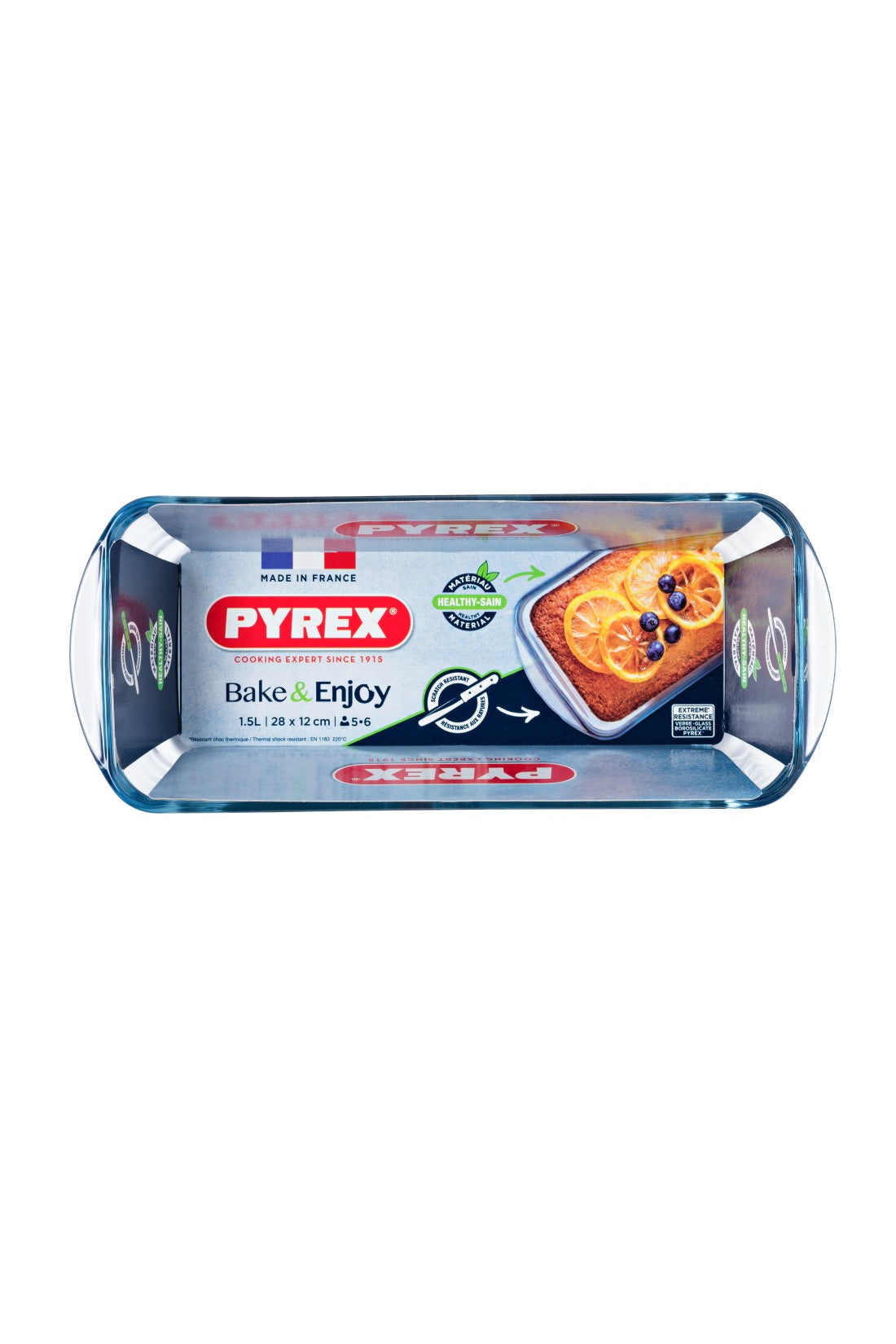Glass loaf tin