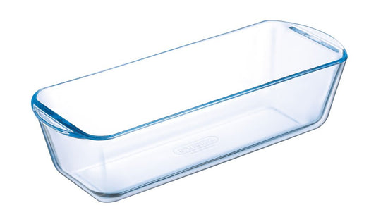 Set of 2 glass loaf tins  28 cm and 31 cm