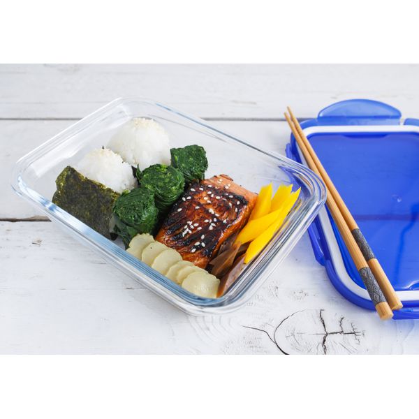 Cook & Go - Set of 7 glass storage dishes with leak-proof lid
