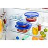 Set of 7 glass food storage container with airtight and leakproof 4 clip locking lid