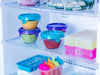 Set of 5 My First Pyrex +  Round Baby Food Storage Purple 11x6 cm- 0,2L