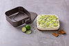 Square metal springform pan 24 cm - asimetriA