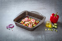 asimetriA Metal Easy-grip Square Roaster 24x24 cm