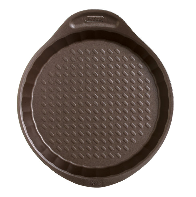 Metal tart tin with easy grip - asimetriA