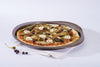 Metal pizza tray with easy grip - different sizes & shapes - asimetriA