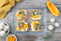 Zero Plastic - Set of 3 storage rectangular glass dish with glass lid