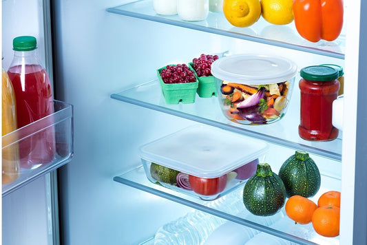 Cook & Freeze – Set of 4 glass freezer‑safe containers for batch cooking