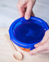 Cook&Go - Round glass storage container with waterproof lid