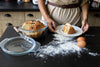 Multi-purpose round glass casserole dish - 4 IN 1 range