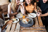 Multi-purpose round glass casserole dish - 4 IN 1 range