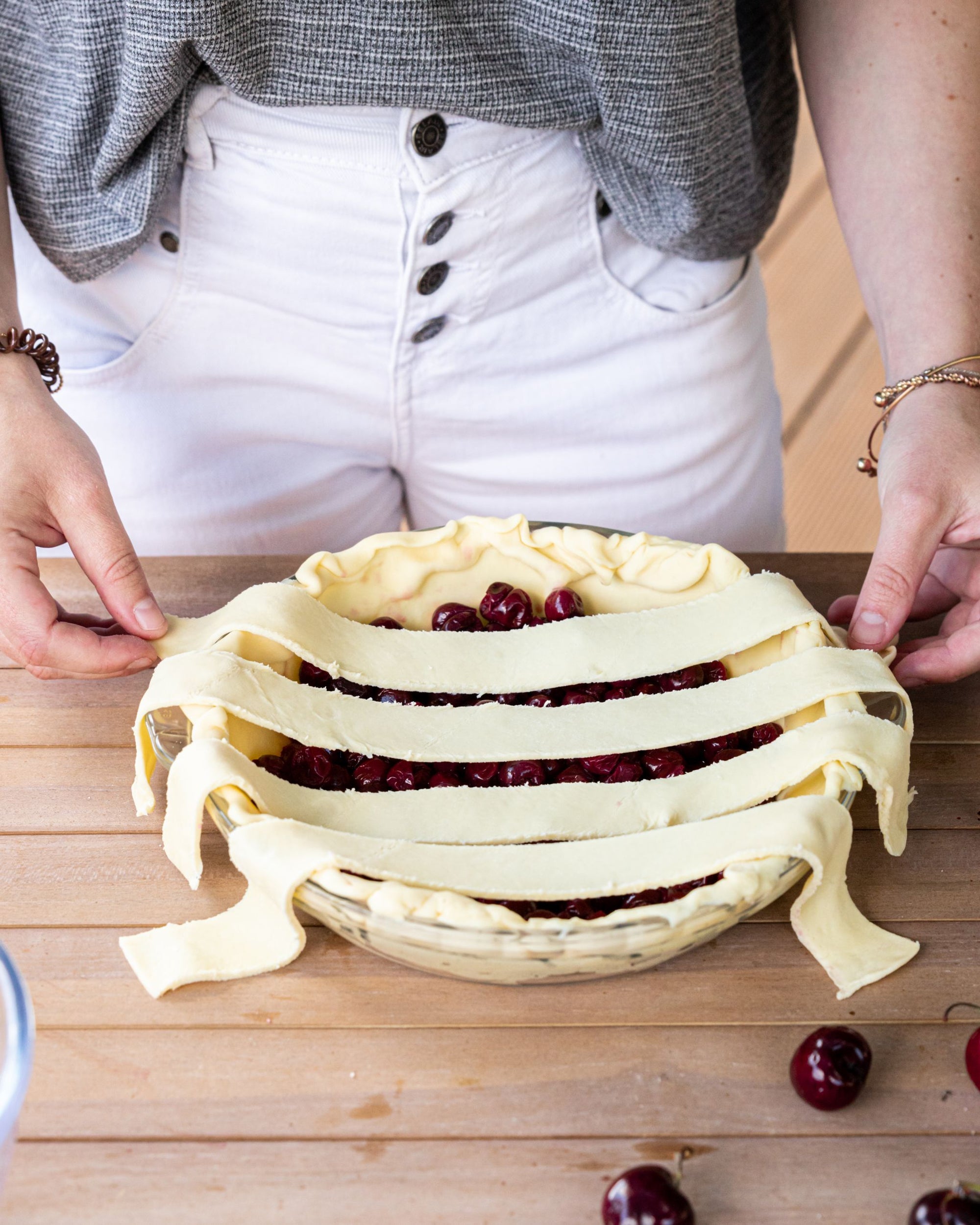 Pie dish with handles 21 cm