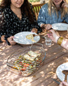 Oval glass oven dish & cooking grid  39x27 cm