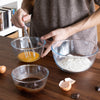 Glass mixing bowl