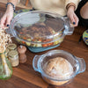 SlowCook Range - Glass oval oven dish with lid 4.4 + 1.4L
