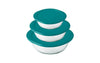 Cook & Store - Round glass dish with lid compatible air fryer