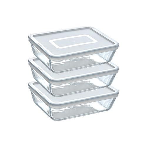 The most popular glass lunch box with different compartment dividers