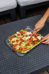 Set of 2 Glass (small and big) Multipurpose cooking sheet High resistance