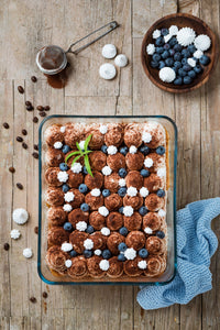 Tiramisu Baking Glass Dish High Resistance with lid