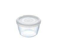 Set of 3 round BPA-free plastic lids - Cook & Freeze