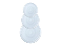 Set of 3 different round plastic lids Cook & Freeze
