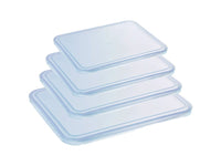 Set of 4 rectangular Cook & Freeze lids