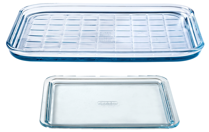 Set of 2 Glass (small and big) Multipurpose cooking sheet High resistance