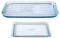 Set of 2 Glass (small and big) Multipurpose cooking sheet High resistance