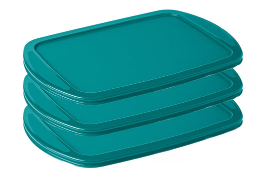 Cook&Store - Peacock green rectangular replacement lid