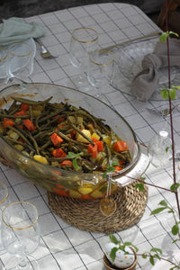SlowCook Range - Glass oval oven dish with lid 4.4 + 1.4L